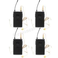 UHF Professional Wireless Microphone System-professional-4-channel-uhf-wireless-microphone-system-mic-w-headset-stage-ktv-s-l1600-thumb