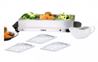 Tower Three Tray Buffet Server and Plate Warmer For sale in Nigeria-tower-3-tray-buffet-food-warmer-martfame.ng_8766817753-thumb