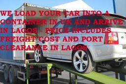 car container shipping from UK to Nigeria